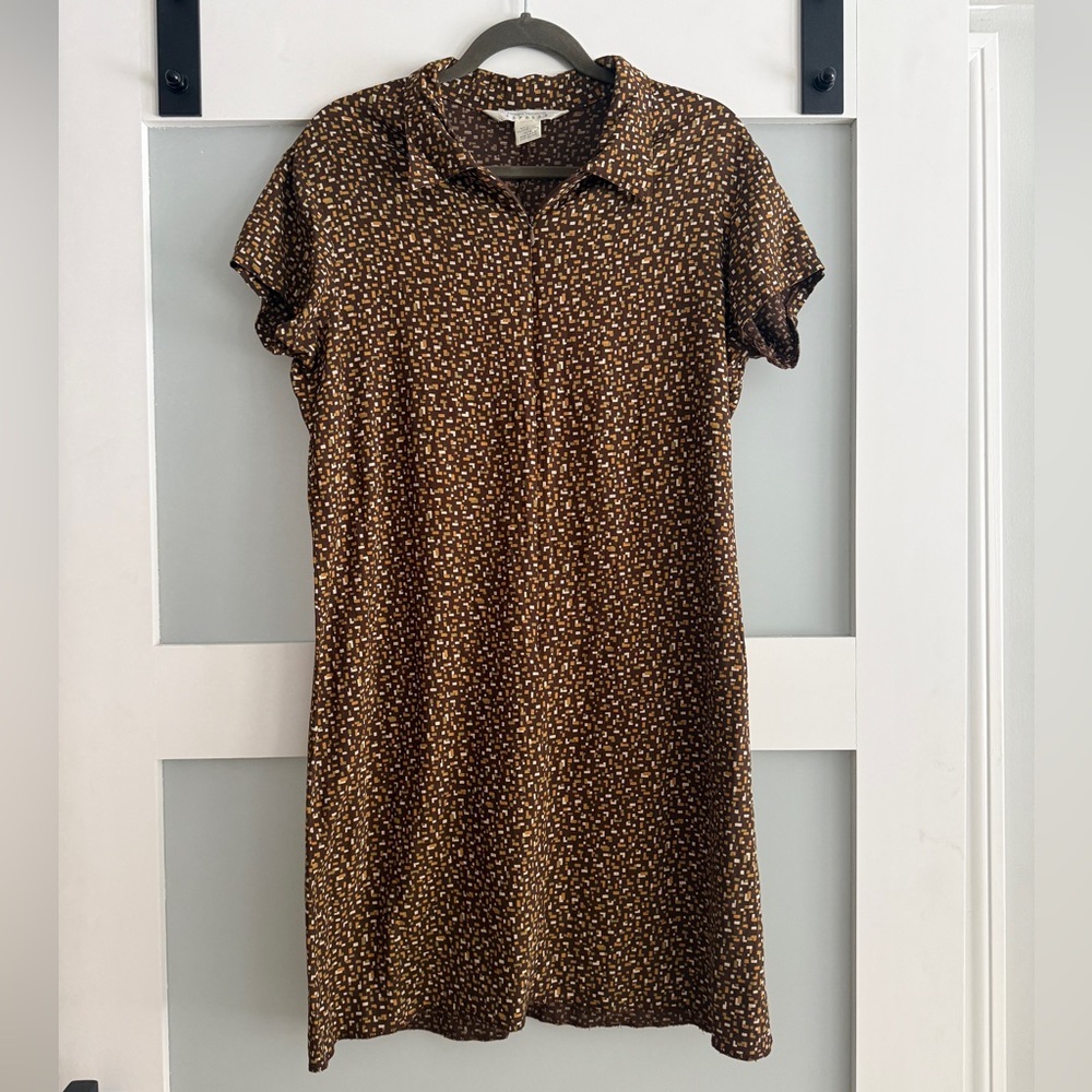 Vintage Express Retro Chic Shirt Dress - Picture 2 of 6
